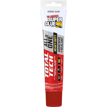 Super Glue Adhesive, Total Tech Series, Clear, 14.2 oz 11711004